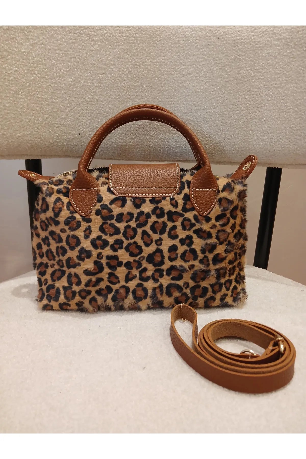 Longchamp Leopar Desen - Mini