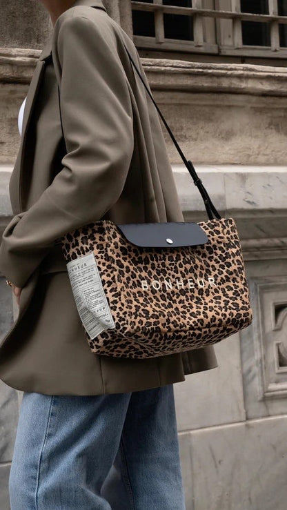 BONHEUR Leopar Clutch Çanta